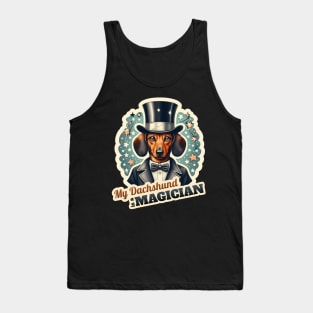 Magician Dachshund Tank Top